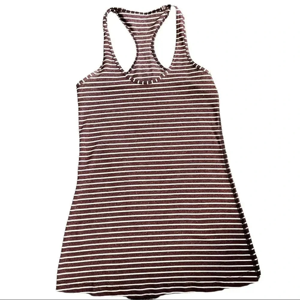 Lululemon Strip Racerback Workout Activewear Tank Top